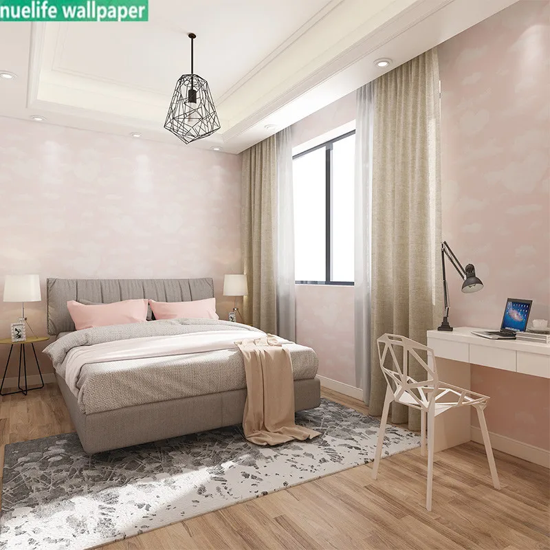 Комната для мальчиков и девочек спальня потолочные облака обои с изображением