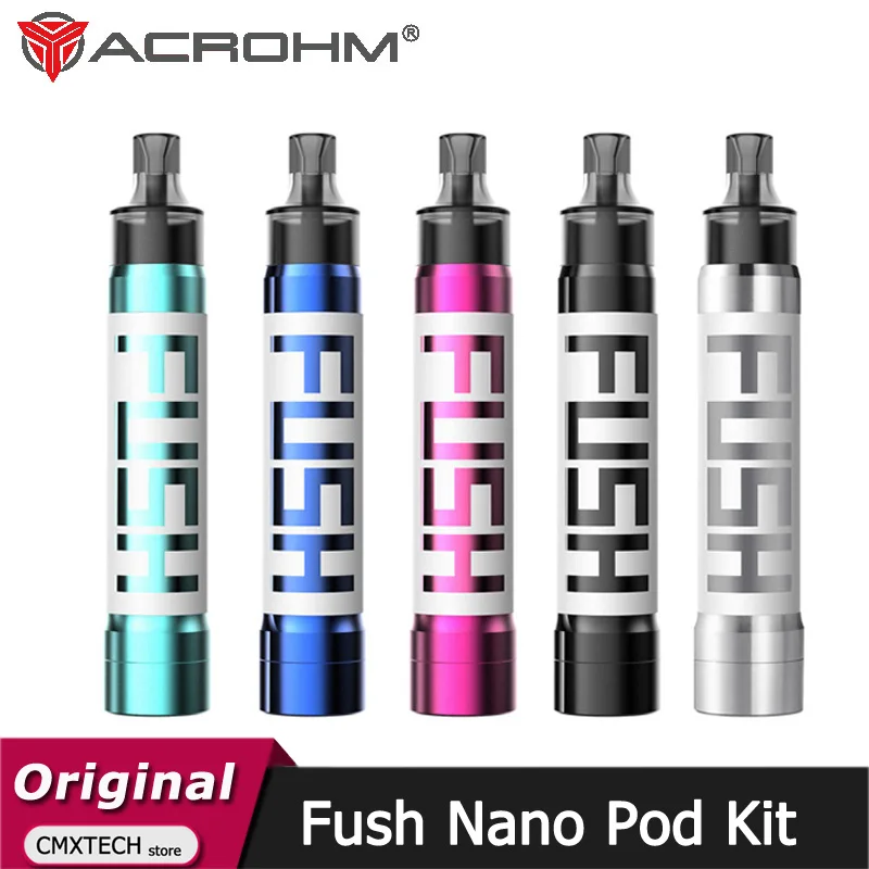 Вейп-набор Acrohm Fush Nano Pod с аккумулятором 550 мА · ч картриджем 1 5 мл испарителем для