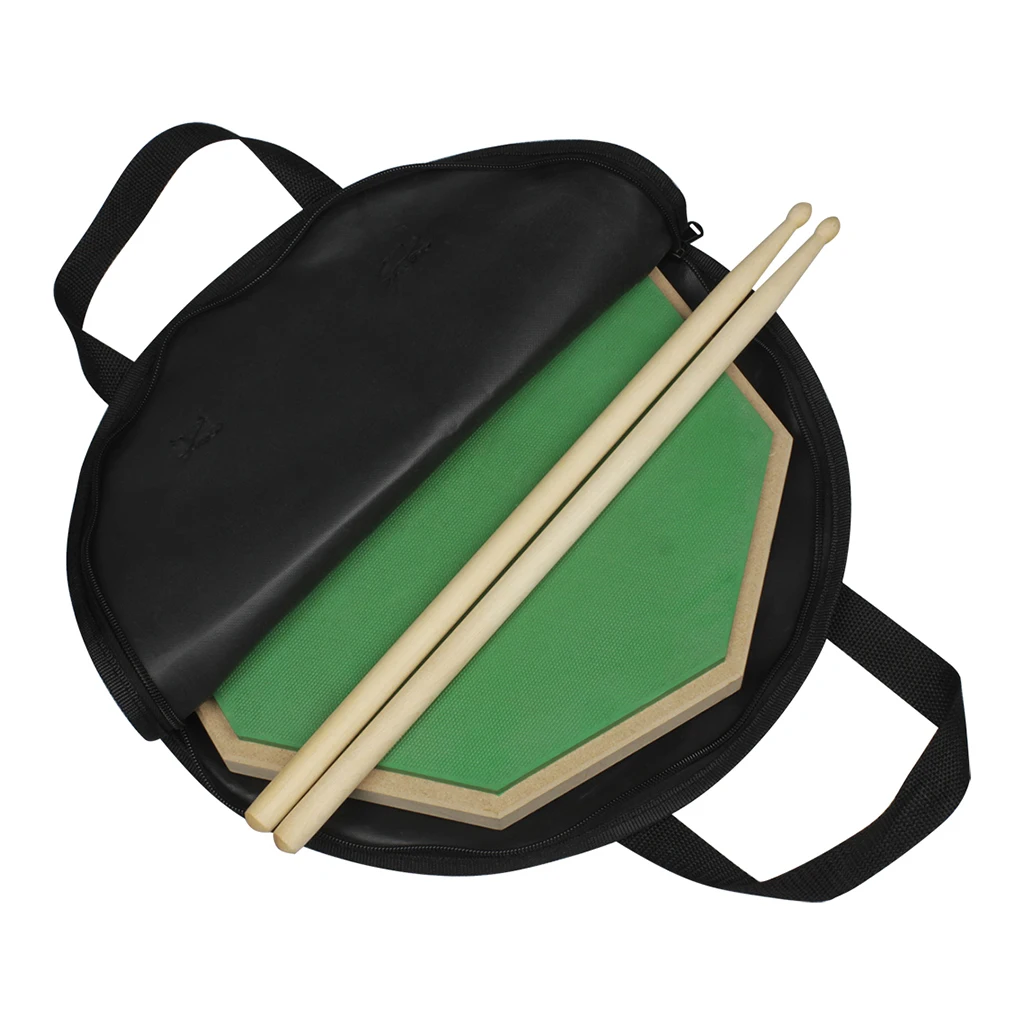 Барабанный коврик и палочки Тренировочный Коврик деревянный тупой барабан набор