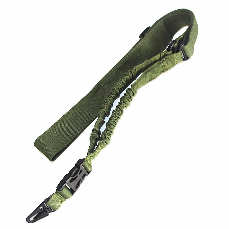 

High Quality Hunting Airsoft Bungee Gun Sling Strap Density nylon Adjustable Military Single Point Rifle Sling starp