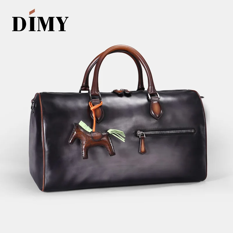 2019 DIMY latest fashion leather pony charm men's bag new bag charm PM 13 * 10
