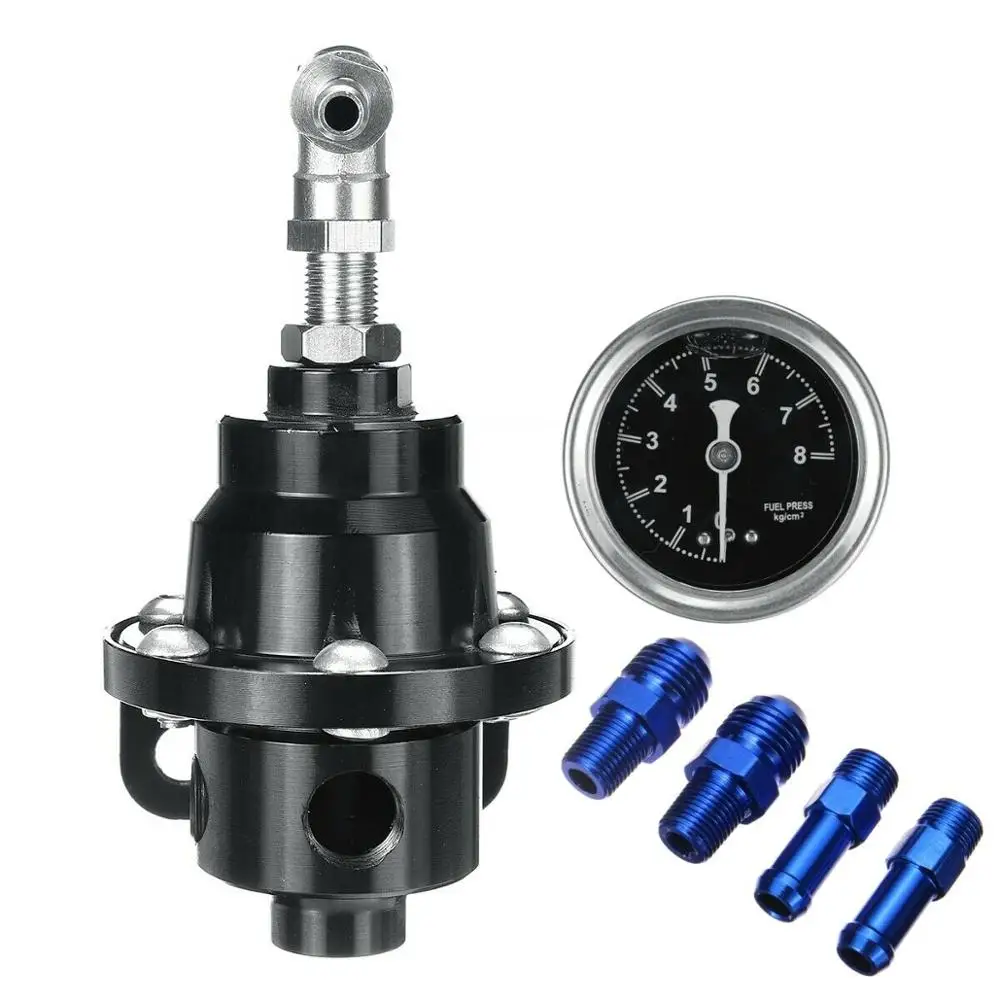 Универсальный Регулируемый Алюминиевый Регулятор давления топлива бустер для с