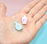kawaii miniature resin shampoo and shower gel cabochon doll toy dolls house crafts accessories