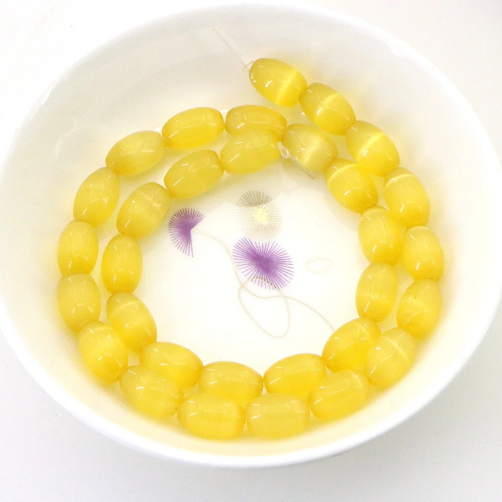 8x12 мм рисовое золото мексиканский кошачий глаз опал камень жасперы свободные