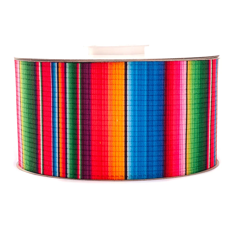 

Mexico Girl Corduroy Ribbon Print Ribbon Fabric Bias Layering DIY Hair Bow Collar Handmade Accessory Decorating