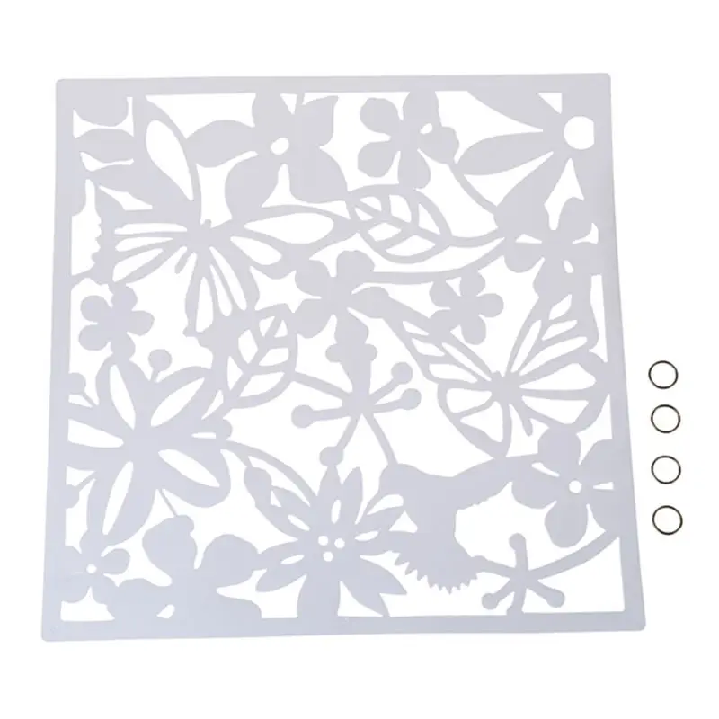 Горячая Распродажа 4 шт Бабочка птица цветок висячие экран разделительная панель