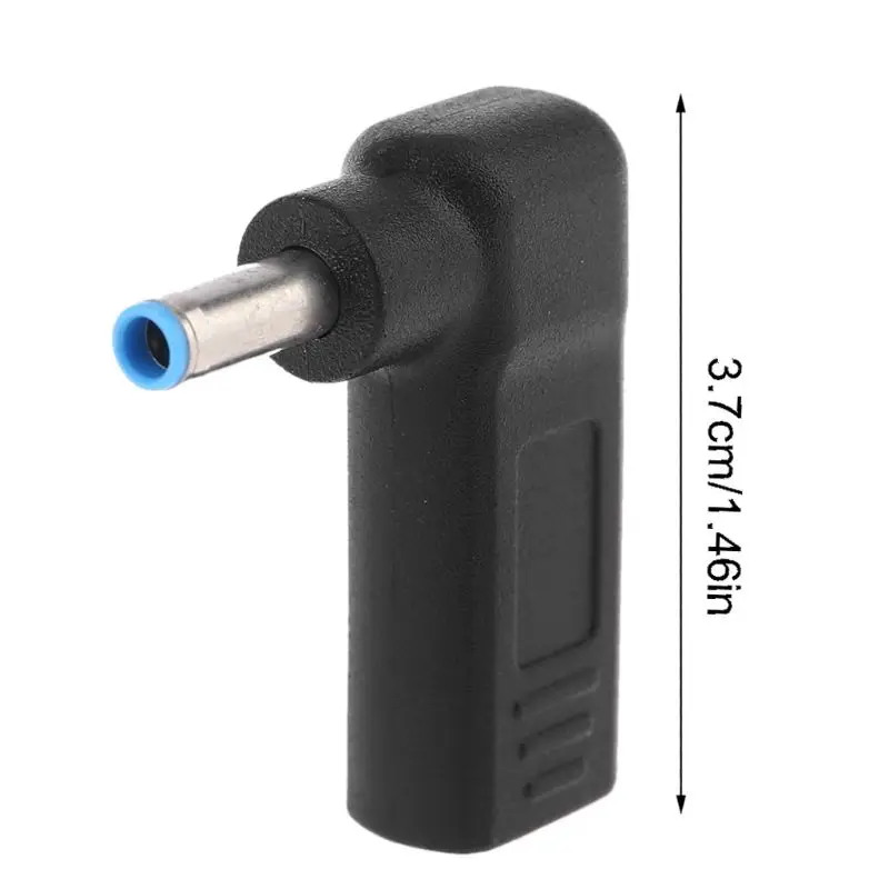 

Type C Female to 4.5x3.0mm Plug DC Power Adapter for H-P Laptop Envy Eliteboook