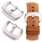 Пряжка для часов из нержавеющей стали 316l, 18 мм, 20 мм, 22 мм, 24 мм, ремешок для часов, серебристый ремешок, аксессуары для часов