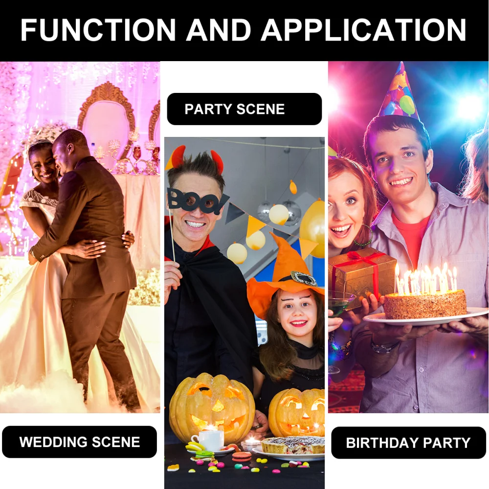 1 Set/ 3 Group Halloween Party Balloon Aluminum Foil for Banquet (1 Gropu Each Black Orange Green Red Green) | Дом и сад