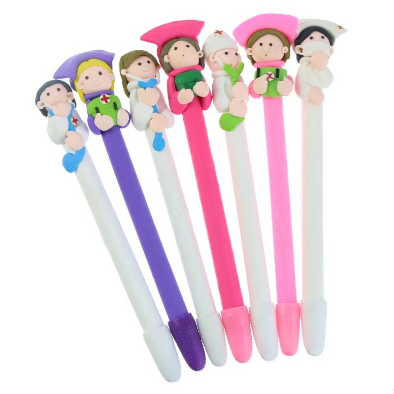 1 шт. шариковая ручка с милым рисунком доктора медсестры полимерная Caly шариковые