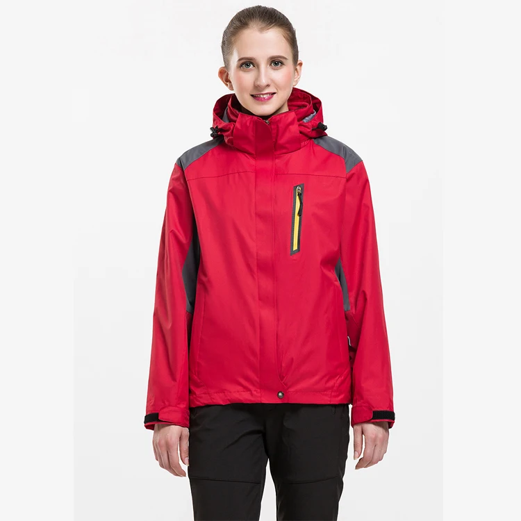 Лучшие женские 3 сезон легкий Водонепроницаемый ветрозащитная куртка дождевик