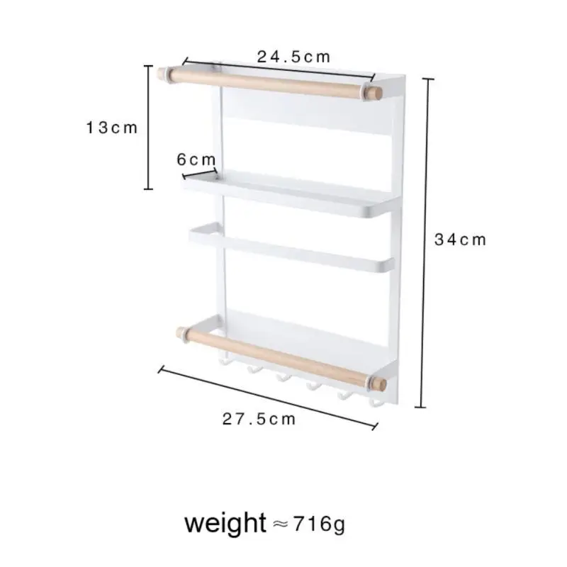 Магнитный стеллаж для хранения в холодильнике полка холодильника боковой