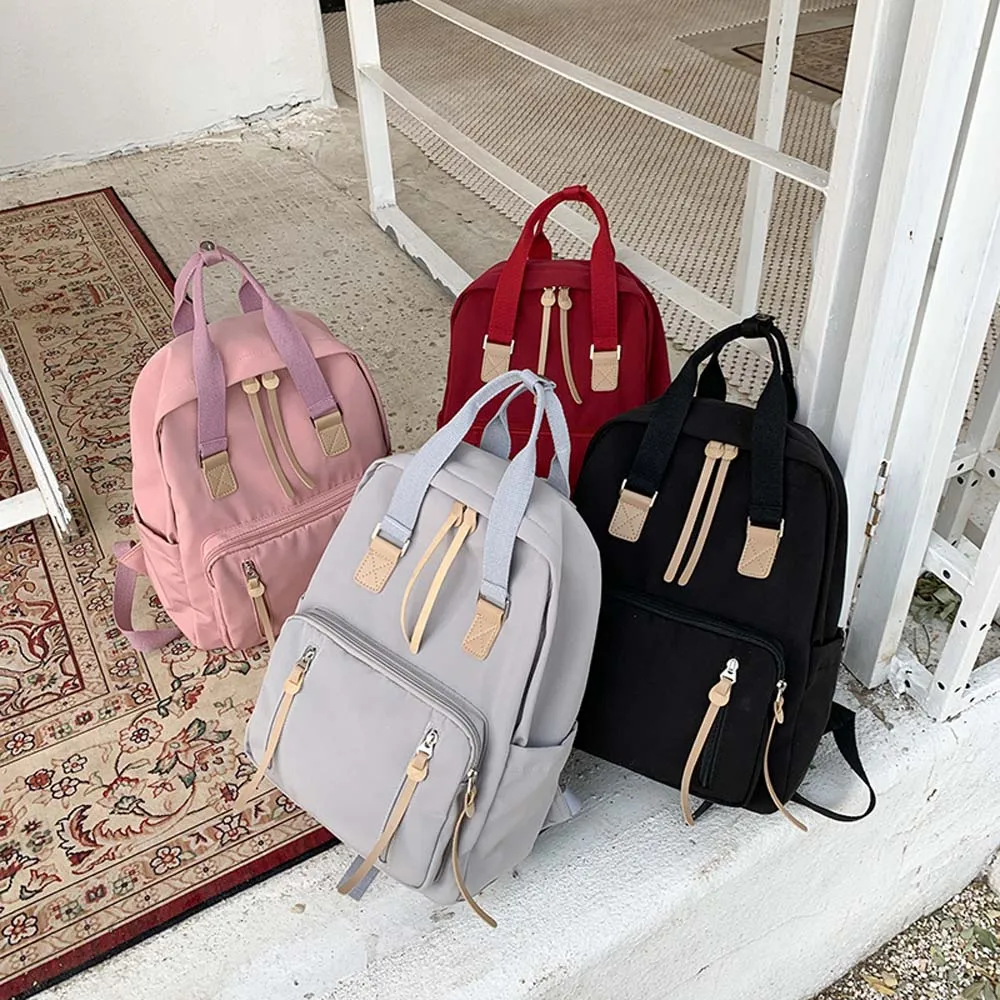 Подростковый холщовый рюкзак Модный женский Школьный повседневный для девушек