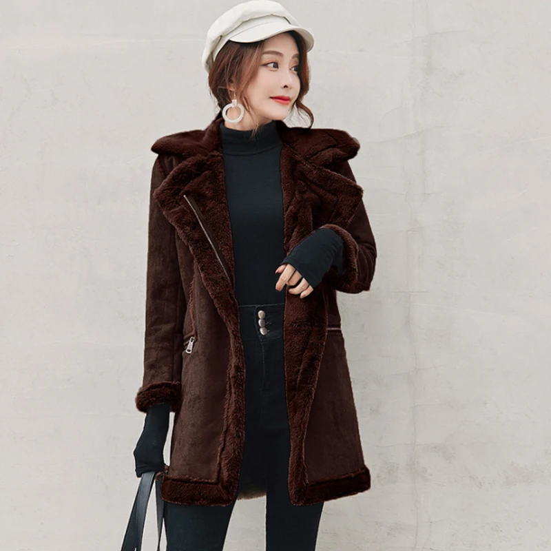 2021 зимние шерстяные пальто женские куртки средней длины Повседневная новая