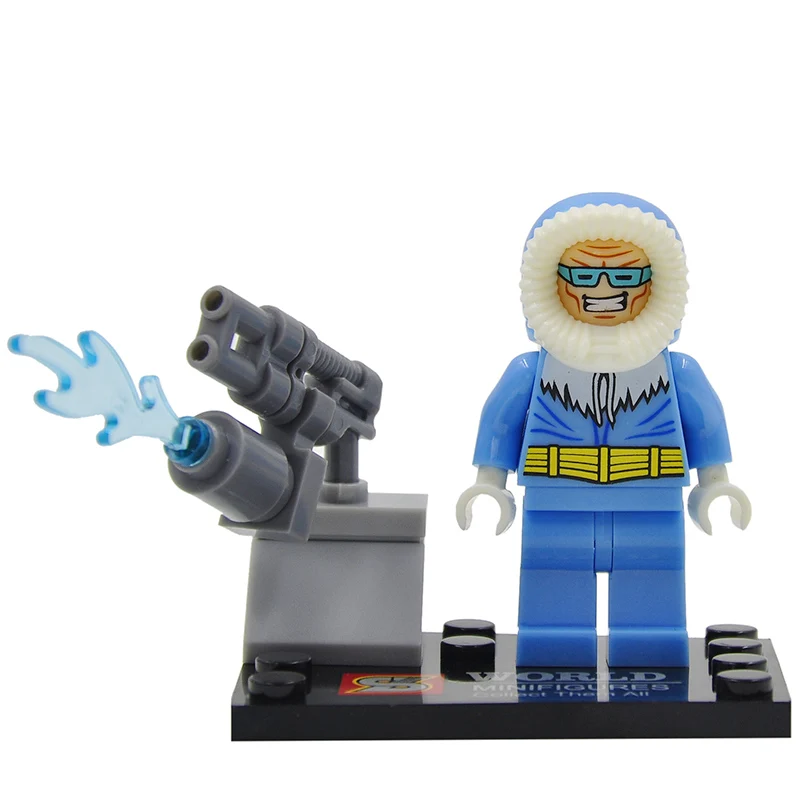 Ice Man Marvel Человек-муравей, одна распродажа, фигурка Deathstroke Сокол, Бэтмен, строительные блоки, наборы Мстителей, модели, кирпичи, игрушки - Цвет: Ice Man