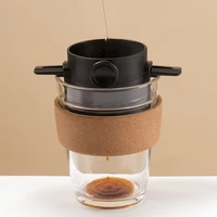 Складной многоразовый фильтр для кофе, сетчатый держатель для капельного кофе, чая, Кофеварка из нержавеющей стали, воронка для чашки, инстр...