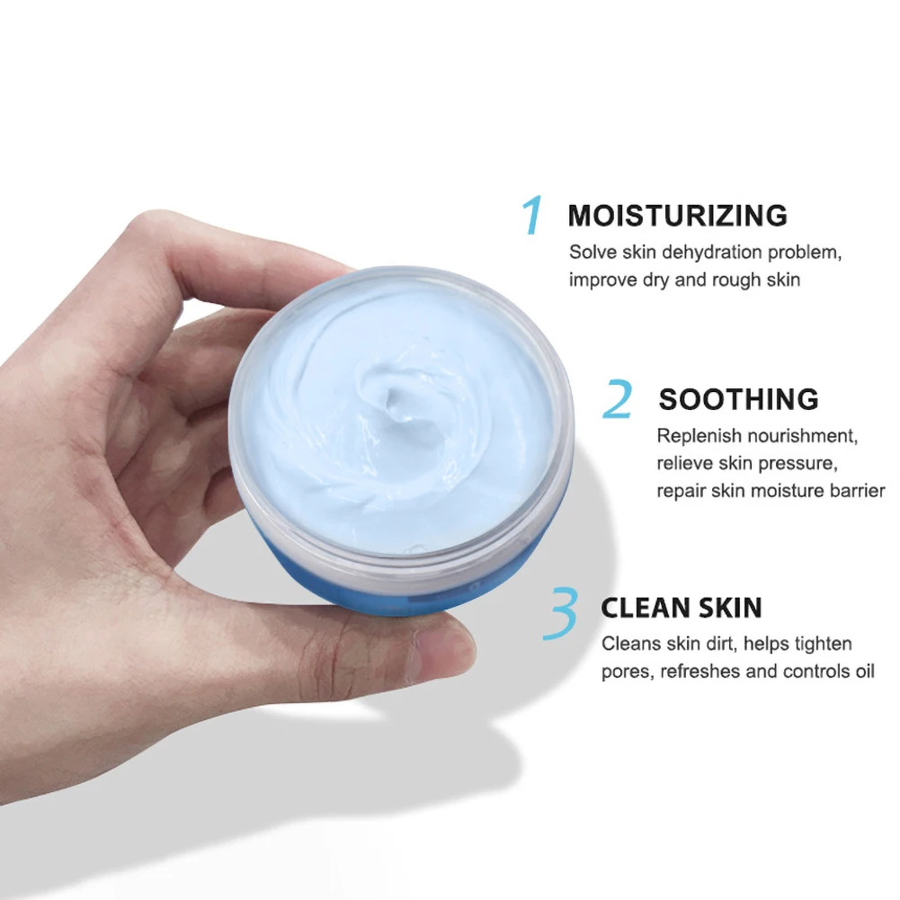 

Hyaluronic Acid & Collagen Moisturizing Clay Mask Facial Nourishing Mask Mud Mask Facial Cleaning Clay Relieves Skin Pressure