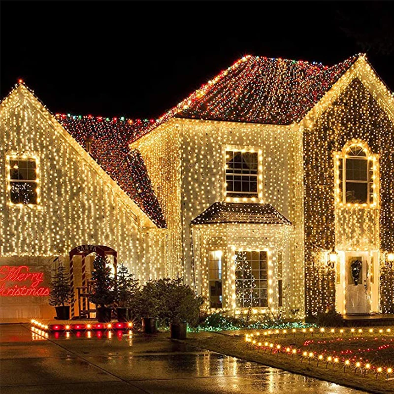 

230LED Solar String Light 8 Modes Outdoor Solar Lamp Waterproof for Gardens Camping Wedding Party Christmas Tree Homes New Year