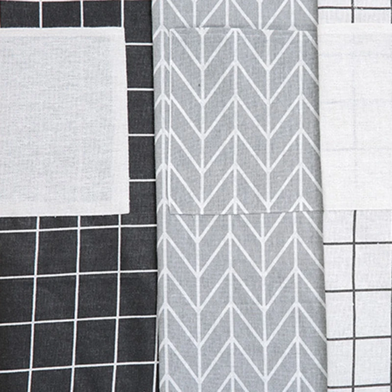 Фартук из хлопка и льна с геометрическим рисунком для кухни | Дом сад