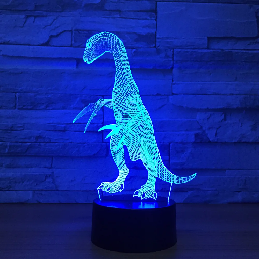 

Sharptalon Dinosaur 3d Lamp 7 Color Led Night Lamps For Kids Touch Table Lamp Lamp Baby Sleeping Nightlight Room Lamp
