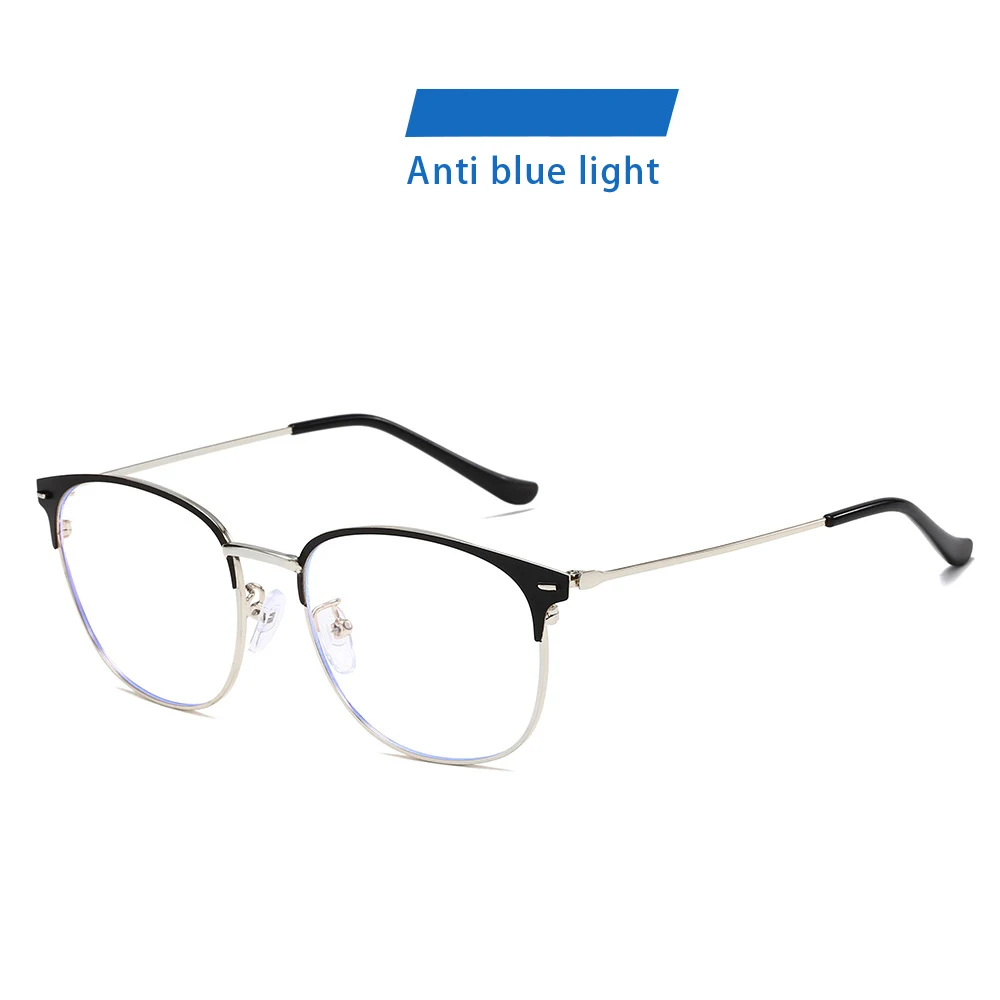 Очки с защитой от сисветильник женские очки в круглой металлической оправе стиле