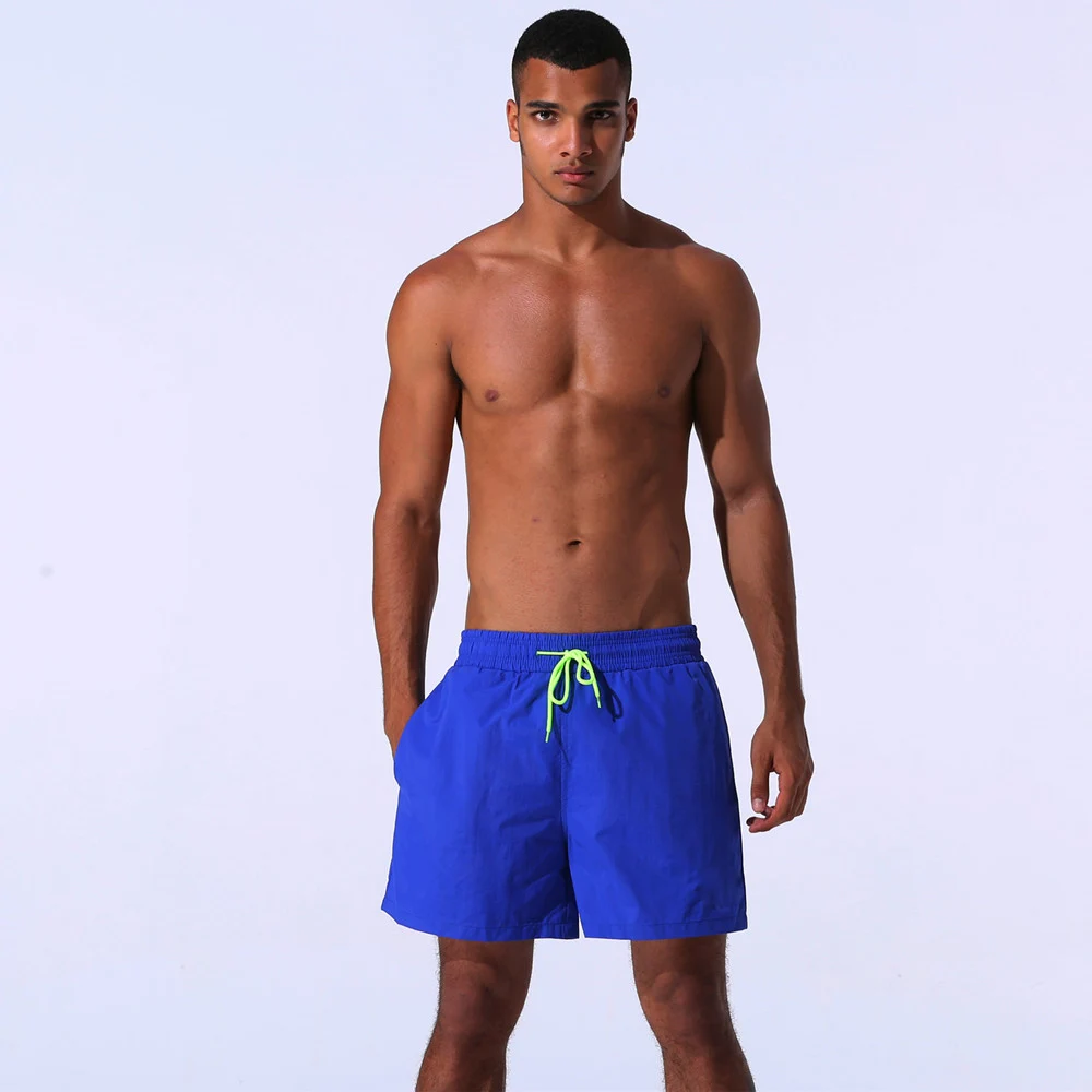 

Summer beach swimsuit men's quick-drying swimwear men comfortable breathable swimwear beach shorts sexy solid male swimsuit