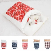 removable dog cat bed cat sleeping bag sofas mat winter warm cat doghouse pet bed puppy kennel nest cushion pet products