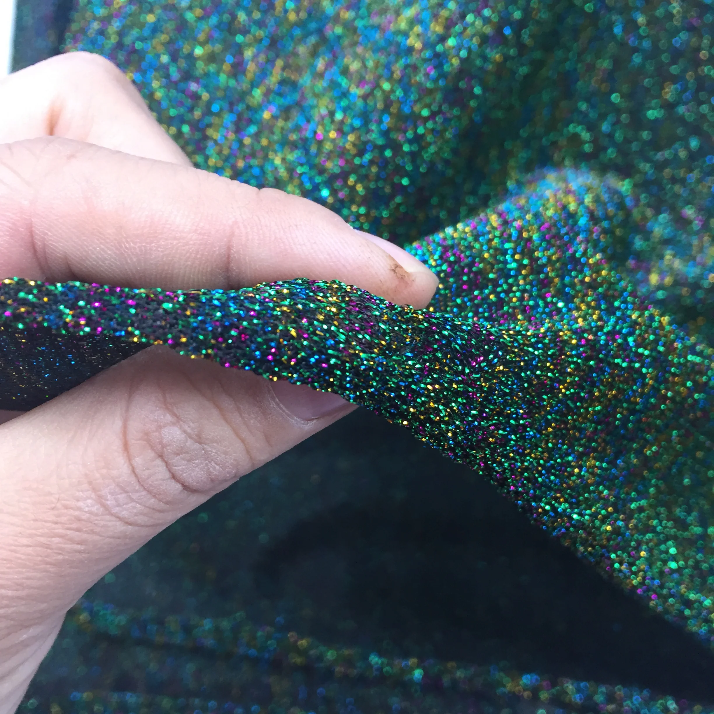 DIY ремесла фон сценическое шоу одежда свадебное украшение аксессуар Многоцветный эластичный модное платье люрекс блестящая ткань S0380L