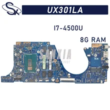 KEFU UX301LA laptop motherboard is suitable for ASUS ZenBook UX301LAA UX301L original motherboard with 8GB-RAM I7-4500U/4510U