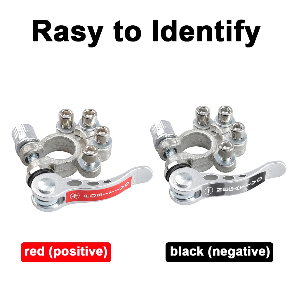 1 пара Toolless Quick 12V 24V Автомобильный разъединитель батареи Главный кабель пост
