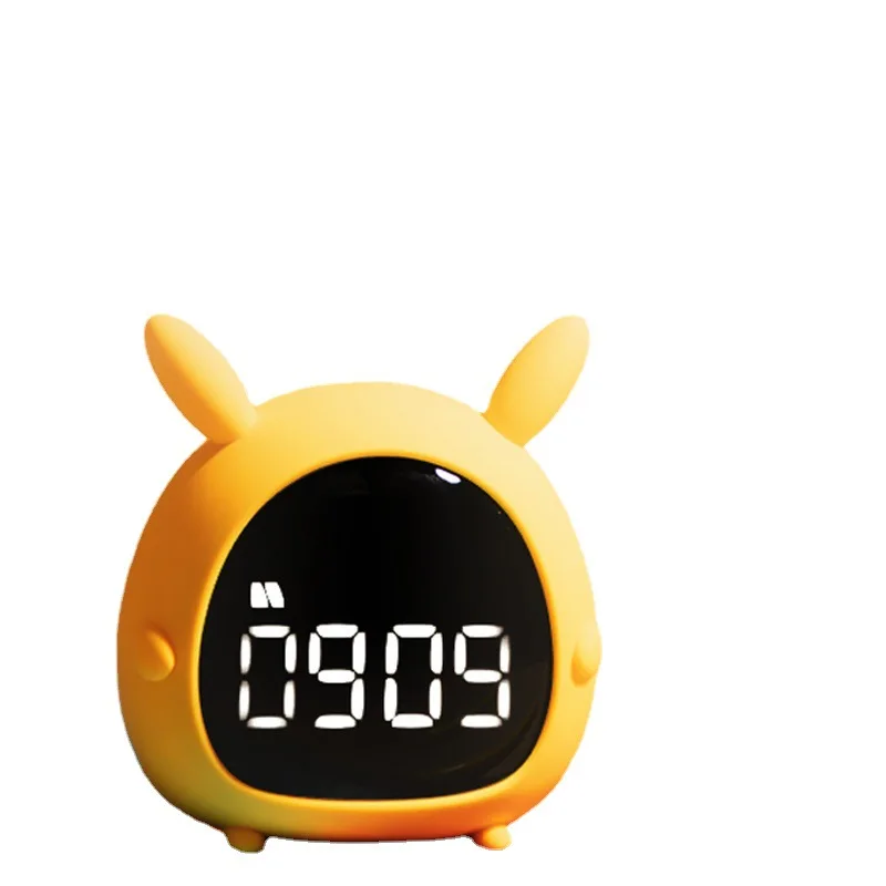 

Мультяшные Детские креативные электронные часы, светящиеся мини-часы, новый маленький будильник с зарядкой, студенческий будильник