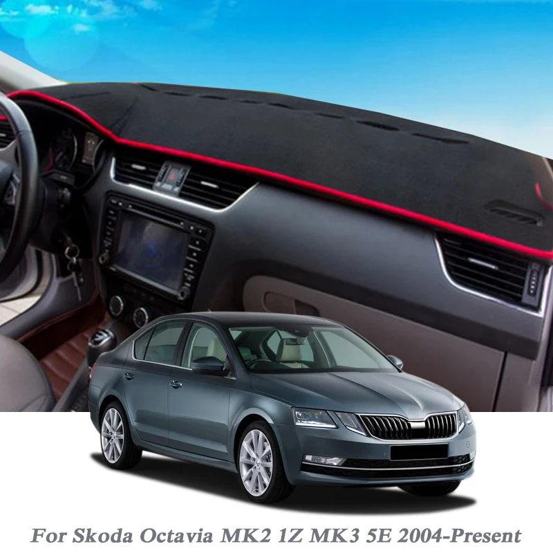 Защитный коврик для приборной панели Skoda Octavia MK2 1Z MK3 5E 2004 Н. В. аксессуары LHD и