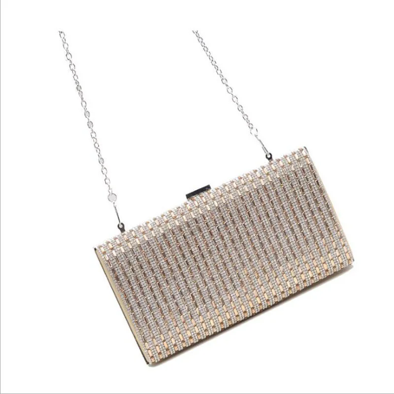 Роскошные сумки женские вечерние со стразами 2019 модные блестящие