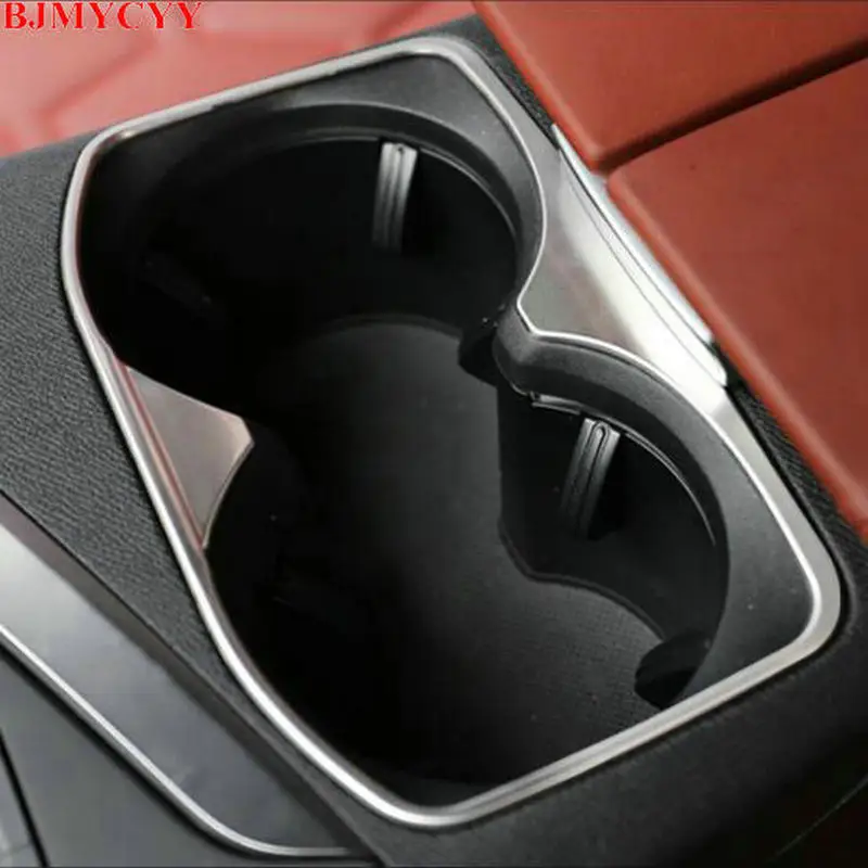 BJMYCYY для Peugeot 3008 5008 2017 хром подстаканник накладка рамка вкладыш центр кадра