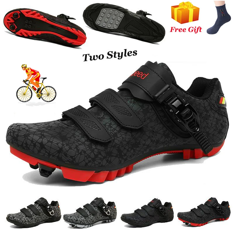 

MTB Cycling Shoes Men Outdoor Sports sapatilha ciclismo Self-locking Flat Mountain Bike Sneakers Racing Women Bicycle Shoes