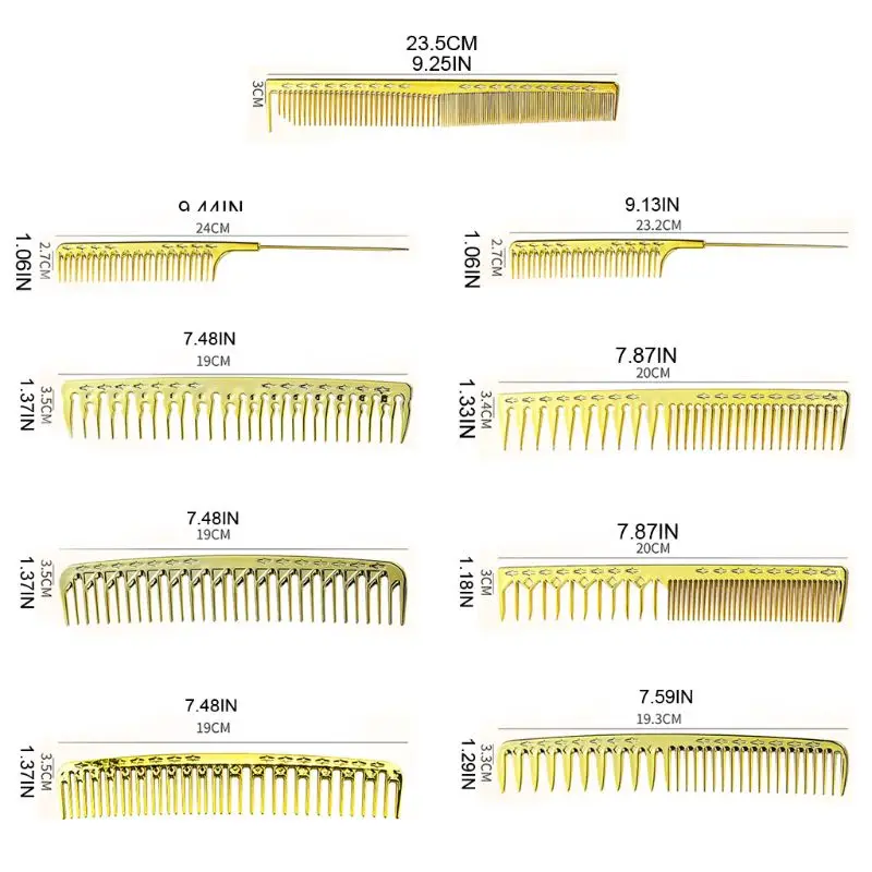 

Professional Carbon Oil Head Comb Hair Anti-static Care Stylist Cutting Hair Stylish Tool