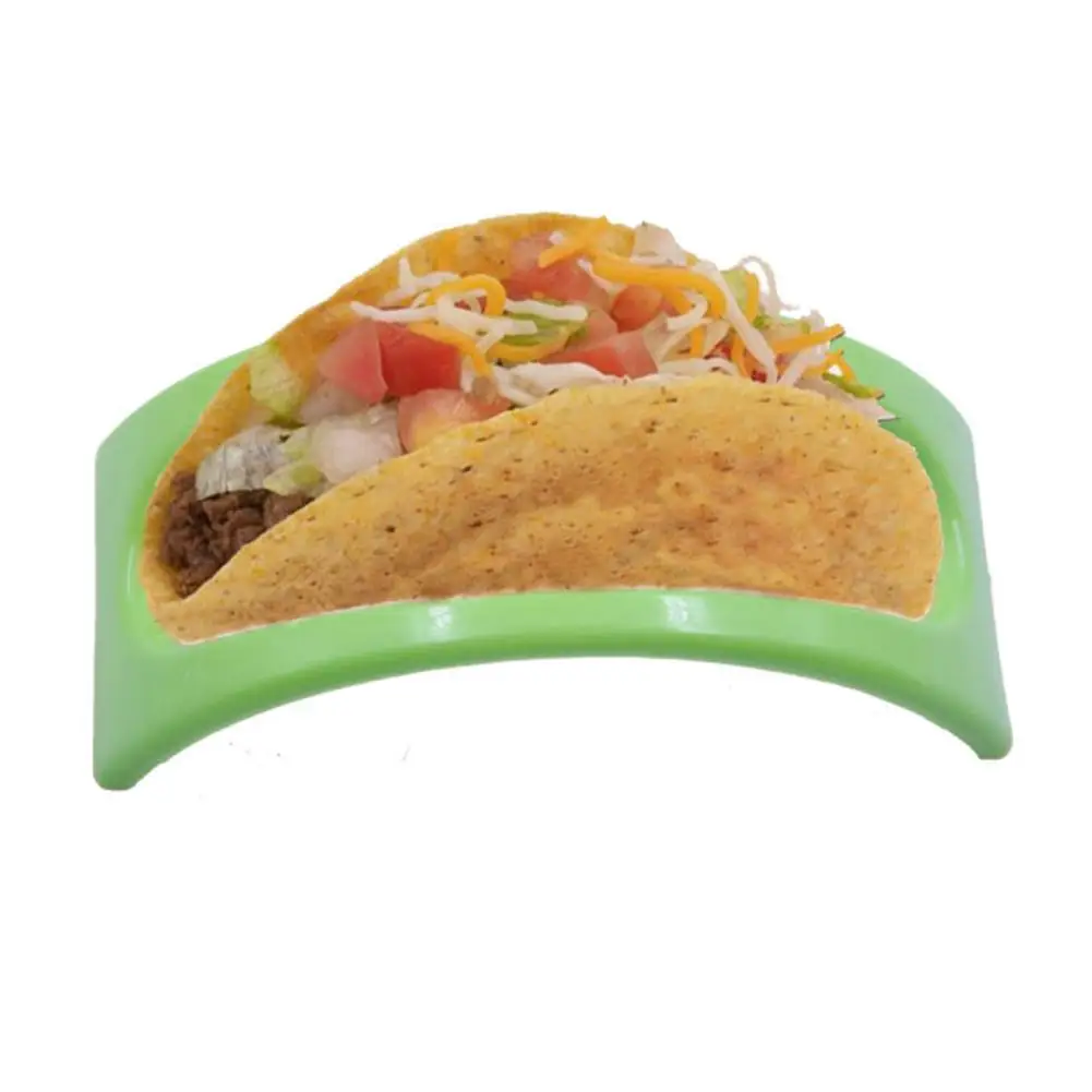 12 шт. красочные пластиковые Taco оболочки держатель стенд пластины протектор Еда