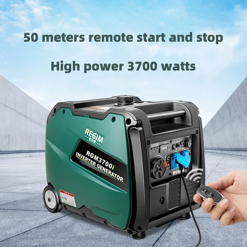 Бензиновый генератор на 1 кВт 53 куб. См бесшумный преобразователь частоты 220 В