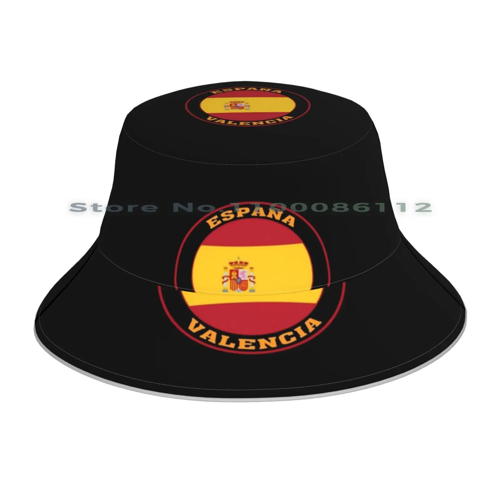 Вязаная Шапка-бини с флагом Испании и Валенсией |