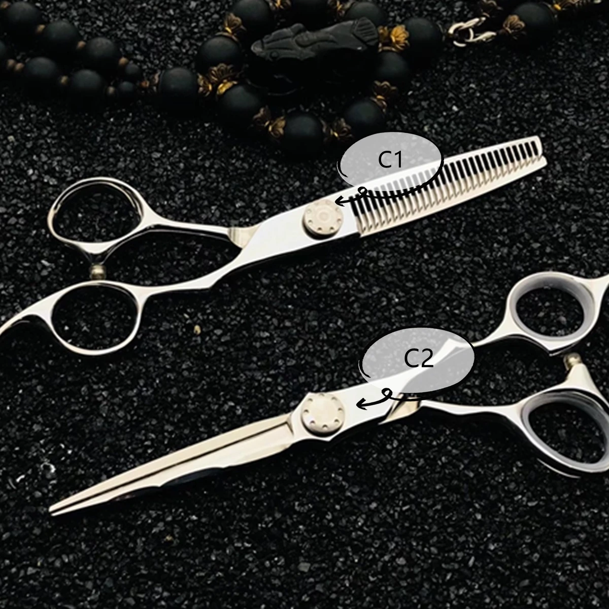 

6 Professional Hair Salon Structure Scissors Set Cutting Barber Haircut Thinning Shear Scissors Hairdressing Hair Tools Scissors