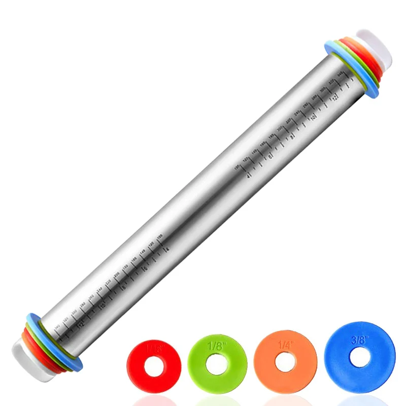 Роликовая машина для теста регулируемая нержавеющая сталь роликовый штифт Ramen