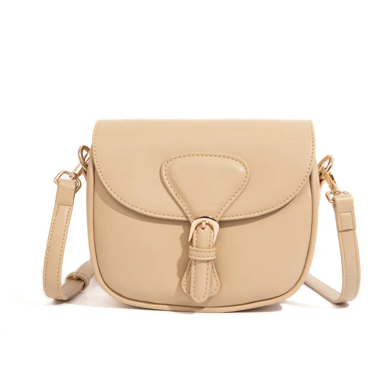 

2020 New Half-round Saddle Bag and Mini Women's Bag with Versatile Fashion Magnetic Buckle of Single Shoulder Messenger Bag