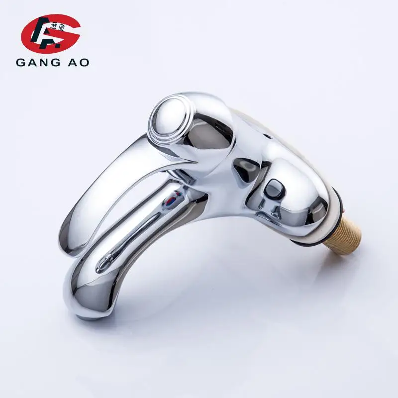 Античный латунный Смеситель для ванной и кухни смеситель раковины с одной ручкой