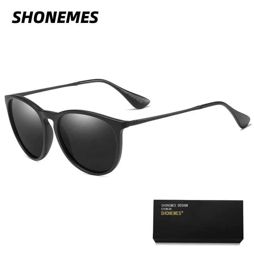 

SHONEMES Polarized Sunglasses Men Metal Frame Classic Women Eyewear Outdoor Driving Sun Glasses for Male Female