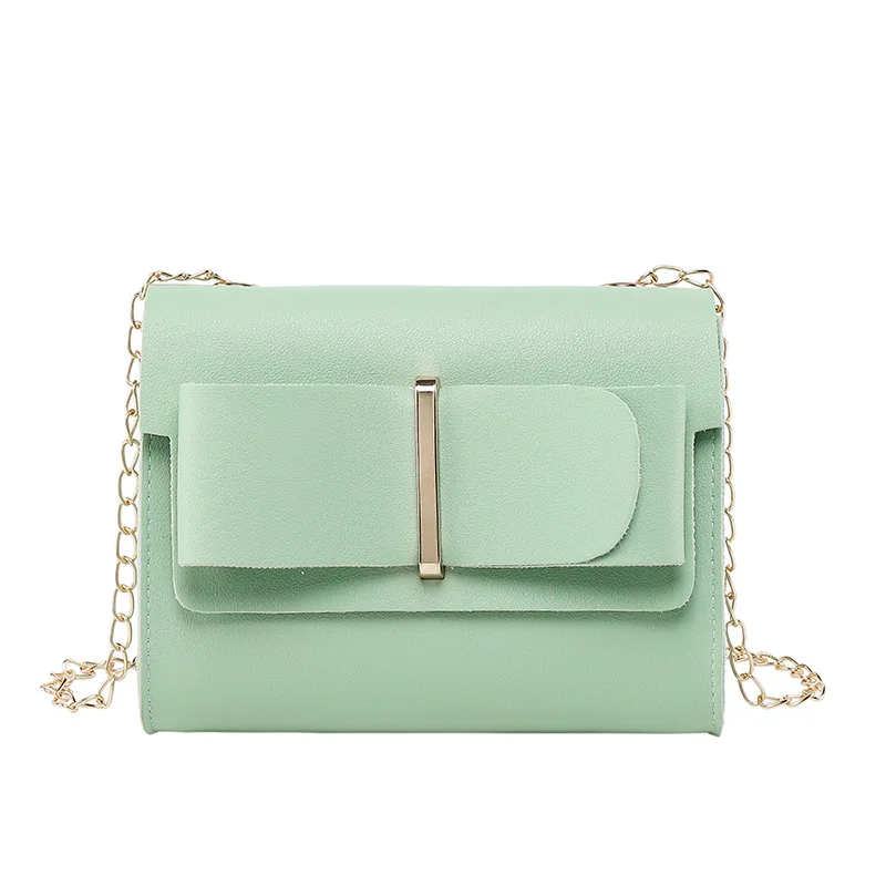 Мини сумка Для женщин новый стиль экокожа (полиуретан) квадратная на цепочке