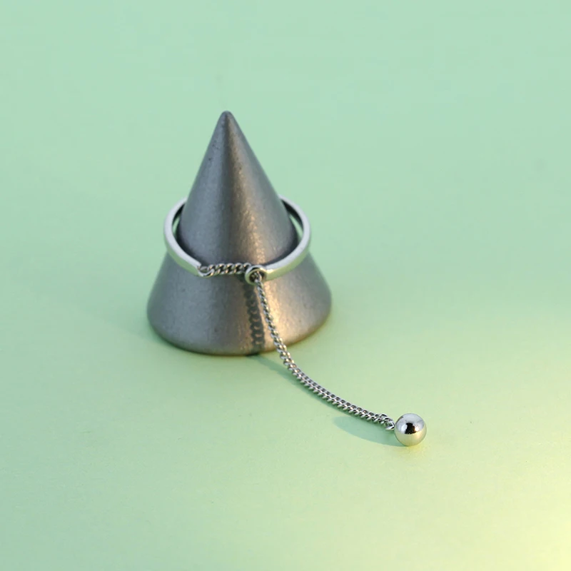 Кольцо женское из серебра 925 пробы с бусинами DA817 | Украшения и аксессуары