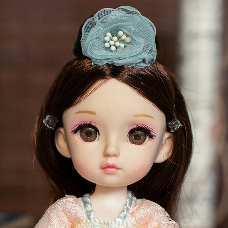 

New product 16cm BJD doll 13 joints big eyes exquisite Hanfu princess 1/12 doll costume doll girl DIY toy birthday gift