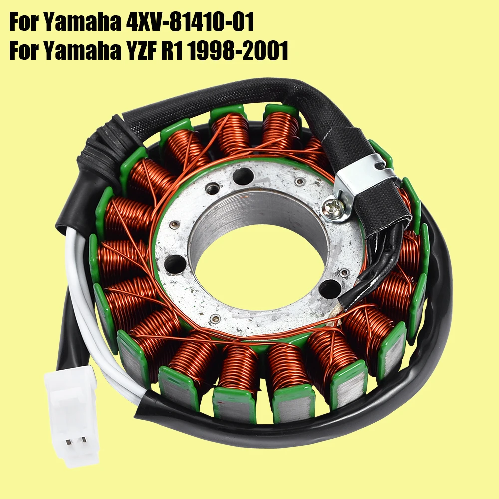 Катушка статора для Yamaha YZF R1 1998 1999 2000 2001 4XV 81410 01 YZFR1|Зажигание мотоцикла| |
