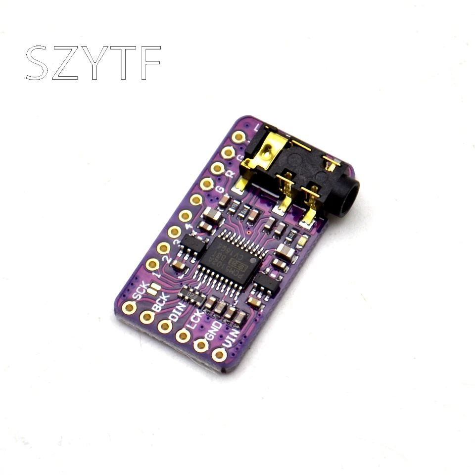 Интерфейс ies PCM5102 декодер ЦАП GY-PCM5102 модуль плеера ies для Raspberry Pi pHAT формат плата цифровой PCM5102A аудио Плата
