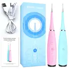 Набор для отбеливания зубов, Электрический ультразвуковой прибор для чистки зубов, удаления пятен и татарного камня, ультразвуковая вибрация